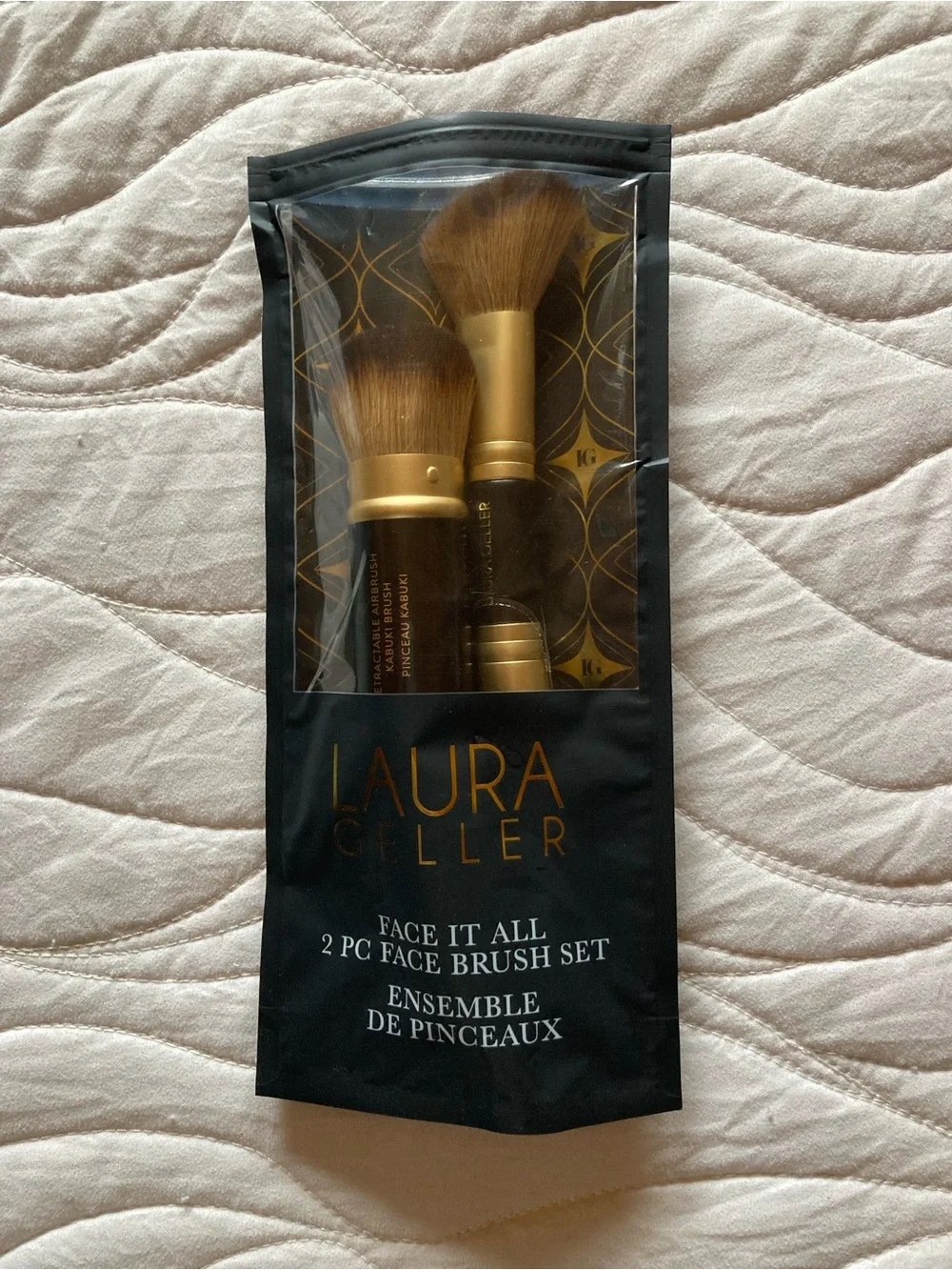 Laura Geller Face it All 2 Piece Double-Ended Makeup Brush Set
